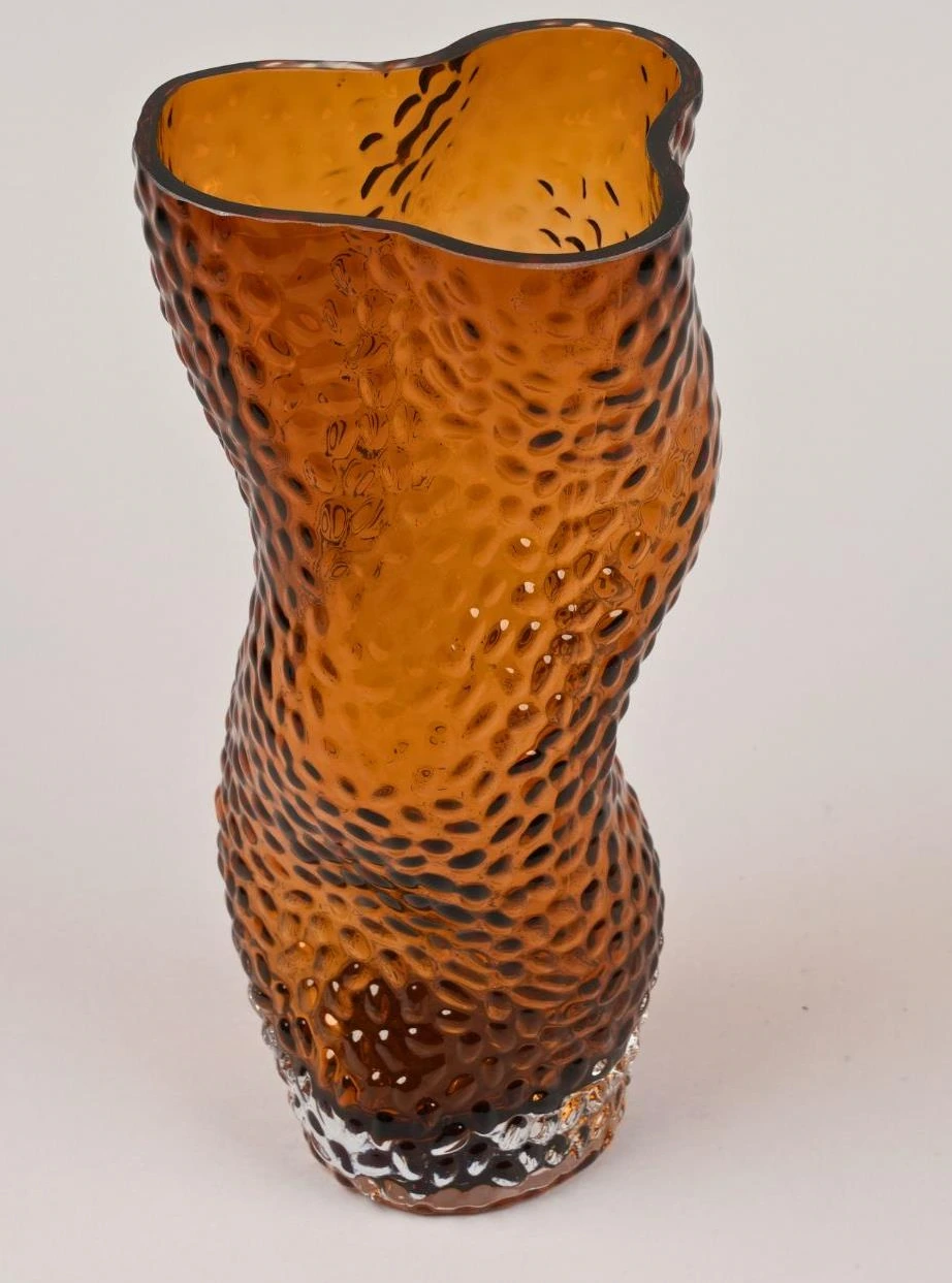 Midnight Twisted Glass Vase Big 30x13x10 cm